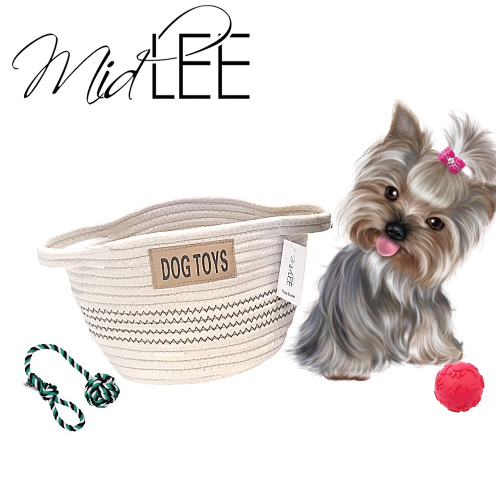 Cotton Rope Toy Basket